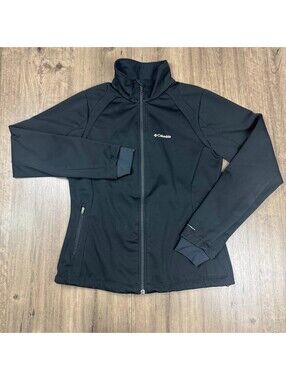 Columbia Womens Kruser Ridge Softshell Full Zip Jacket Size M Black Omni-shield